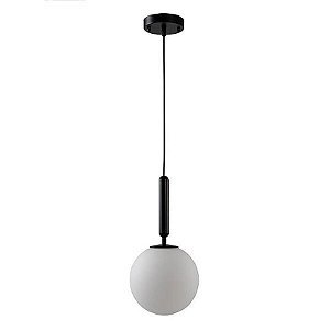 PENDENTE GLOBE SIT E27 20CM PRETO - Nordecor